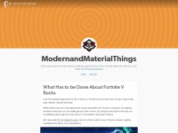 Modernandmaterialthings.tumblr.com