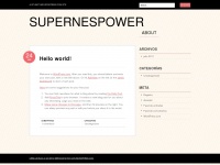 Supernespower.wordpress.com