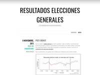 Resultadoseleccionesgenerales.wordpress.com