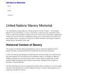 Unslaverymemorial.org