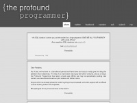 Theprofoundprogrammer.com