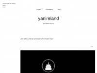 Yanireland.tumblr.com