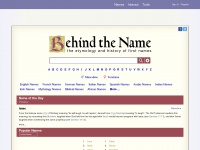 Behindthename.com