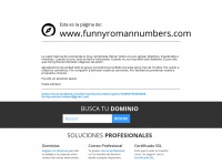 Funnyromannumbers.com