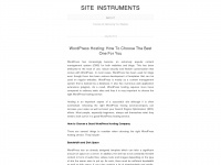 Siteinstruments.wordpress.com