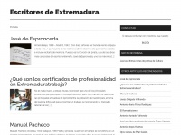 escritoresdeextremadura.com Thumbnail