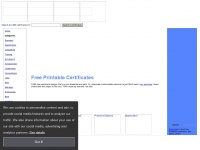 Freeprintablecertificates.net