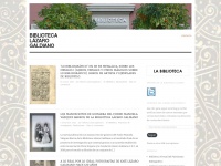 Bibliotecalazarogaldiano.wordpress.com