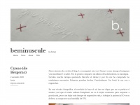 Beminuscule.wordpress.com