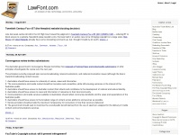 Lawfont.com