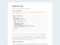 Callbackhell.com