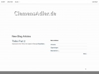 Clemensadler.de