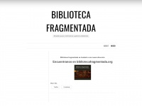 Bibliotecafragmentada.wordpress.com