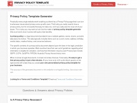 Privacypolicytemplate.net