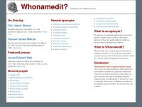 Whonamedit.com