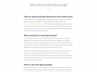 Bitcoinpricehistorycad.com