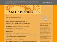 Listadeprehistoria.blogspot.com