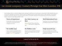 luxuryprestigecarhire.com Thumbnail