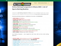 bettingcompaniesinghana.com Thumbnail