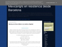 Mexicansenresistenciabcn.blogspot.com