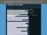 Letrasalacarte.blogspot.com