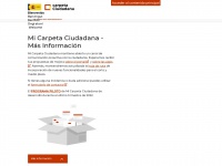 Masinformacioncarpeta.carpetaciudadana.gob.es