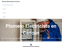 plomeroelectricistacancun.com