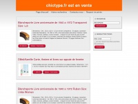 chictype.fr Thumbnail