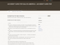 accidentcarsforsaleinamericafjh.wordpress.com