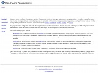 Prosportstransactions.com