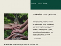 fundacionculturaysociedad.org