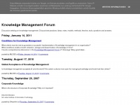 Knowledgemanagementforum.blogspot.com