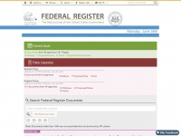 federalregister.gov Thumbnail
