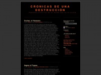 cronicasdeladestruccion.wordpress.com Thumbnail
