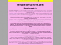 Mecanicacuantica.com