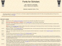 Scholarsfonts.net