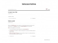 Lalocacristina.wordpress.com