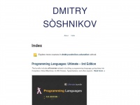 Dmitrysoshnikov.com