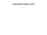 Calendarcodes.com
