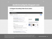 Dontkickmydignity.blogspot.com
