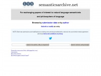 Semanticsarchive.net