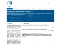 Astronomiaargentina.org.ar