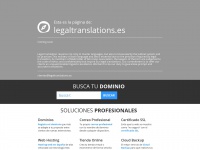 legaltranslations.es Thumbnail