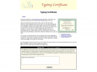 typingcertificate.com Thumbnail